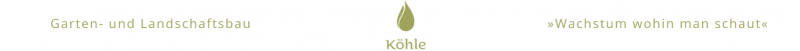 Garten- und Landschaftsbau "Wachstum wohin man sieht"