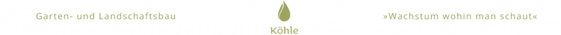 Garten- und Landschaftsbau "Wachstum wohin man sieht"